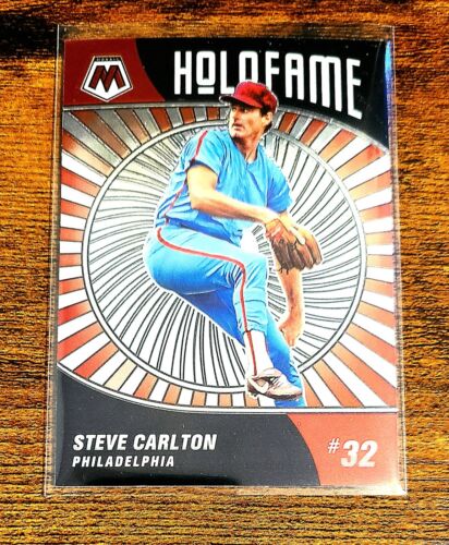Steve Carlton #HF-10 Prices, 2022 Panini Mosaic Holofame