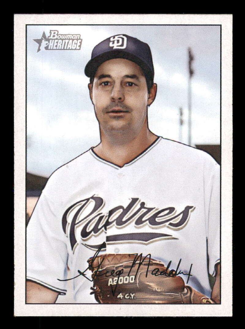 Greg Maddux Game Worn Jersey Baseball Card