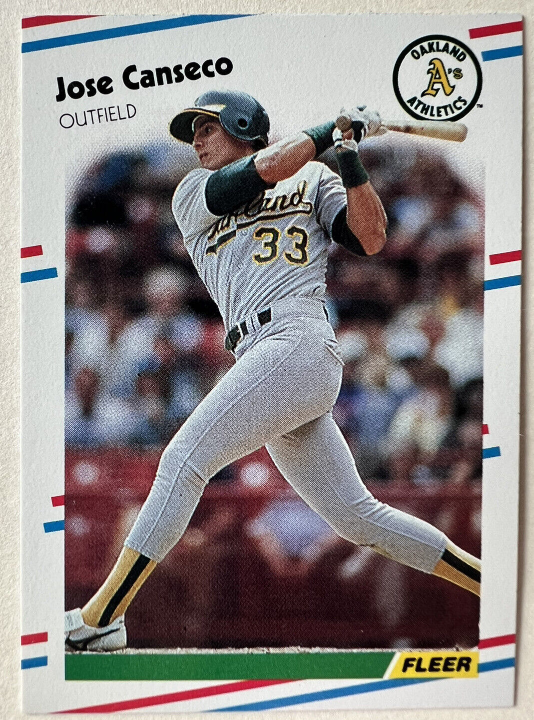 Jose Canseco 1988 Fleer Series Mint Card #276
