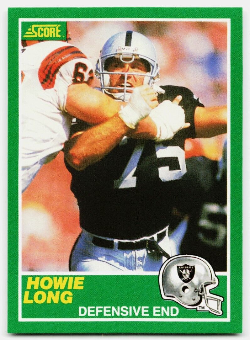 Howie Long 1989 Score Series Mint Card #242