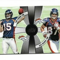 Tim Tebow 2010 Topps Prime 2nd Quarter Series Mint Rookie Card #2Q-24 with Eric Decker