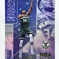 Giannis Antetokounmpo 2022 2023 Panini Hoops Frequent Flyers Series Mint Card #4