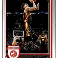 Trae Young 2022 2023 Panini Hoops Basketball Series Mint Card #80