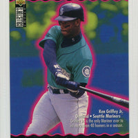 Ken Griffey 1996 Collector's Choice You Make The Play Series Mint Card #16
