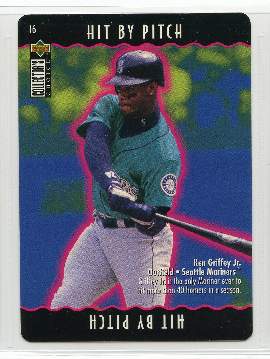 Ken Griffey 1996 Collector's Choice You Make The Play Series Mint Card #16