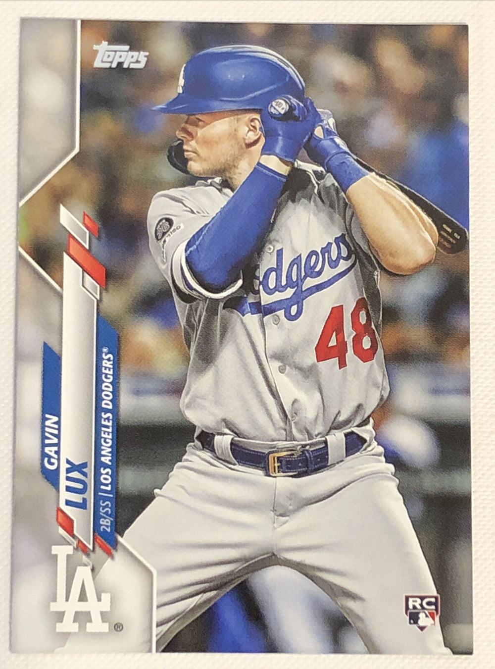 Gavin Lux 2020 Topps Factory Set Photo Variation Series Mint Rookie Card #292