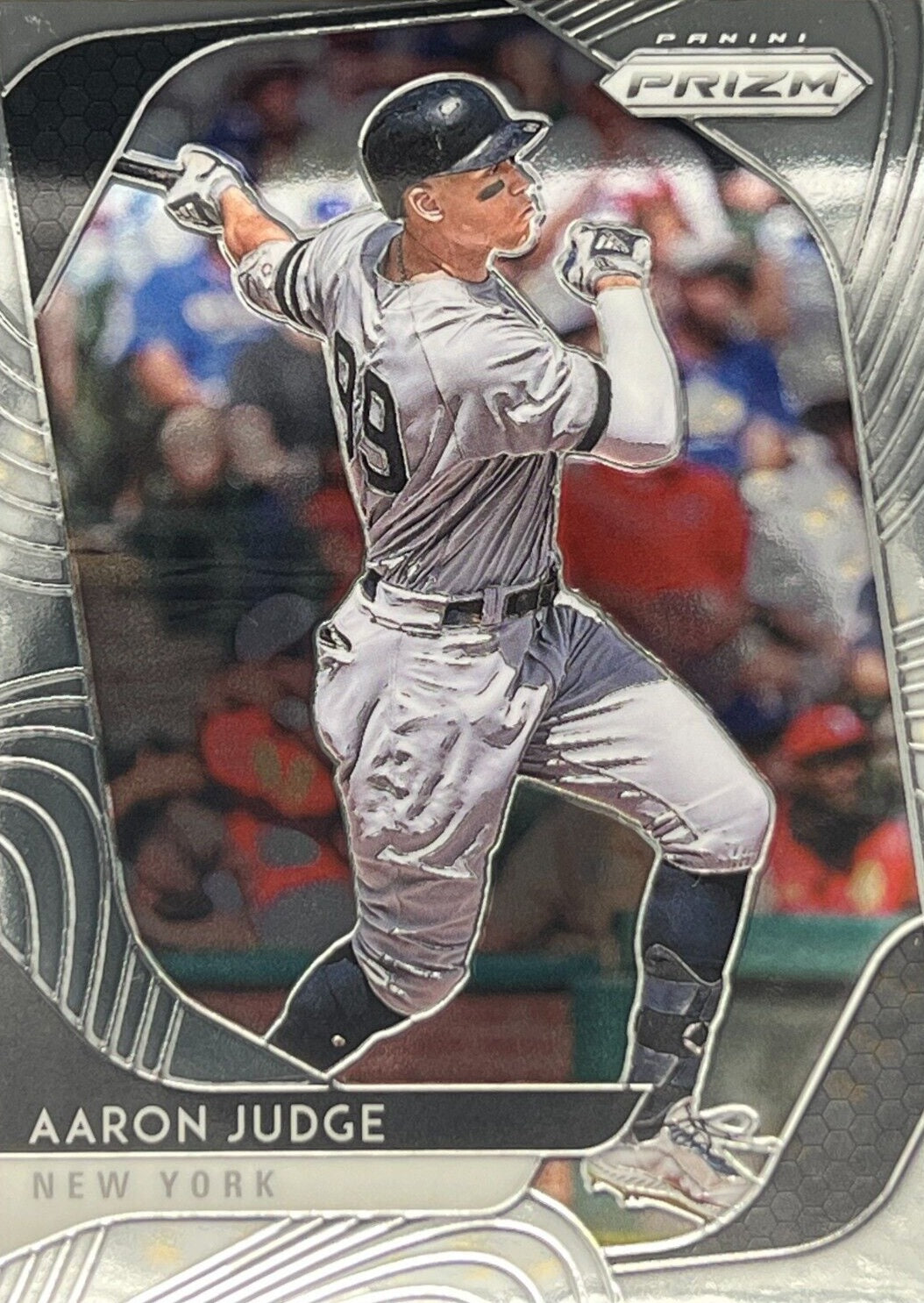 Sold at Auction: 2020 Panini Chronicles Spectra Aaron Judge Game Worn Jersey  Prizm Refractor Card - In Magnetic One Touch Holder