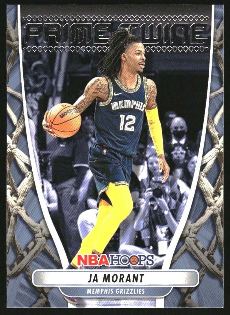 Ja Morant 2022 2023 Panini Hoops Prime Twine Series Mint Card #16