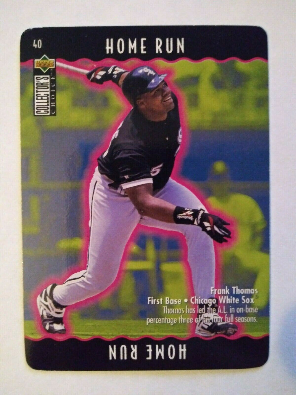 Frank Thomas 1996 Upper Deck Collector's Choice You Make the Play Series Mint Card #40