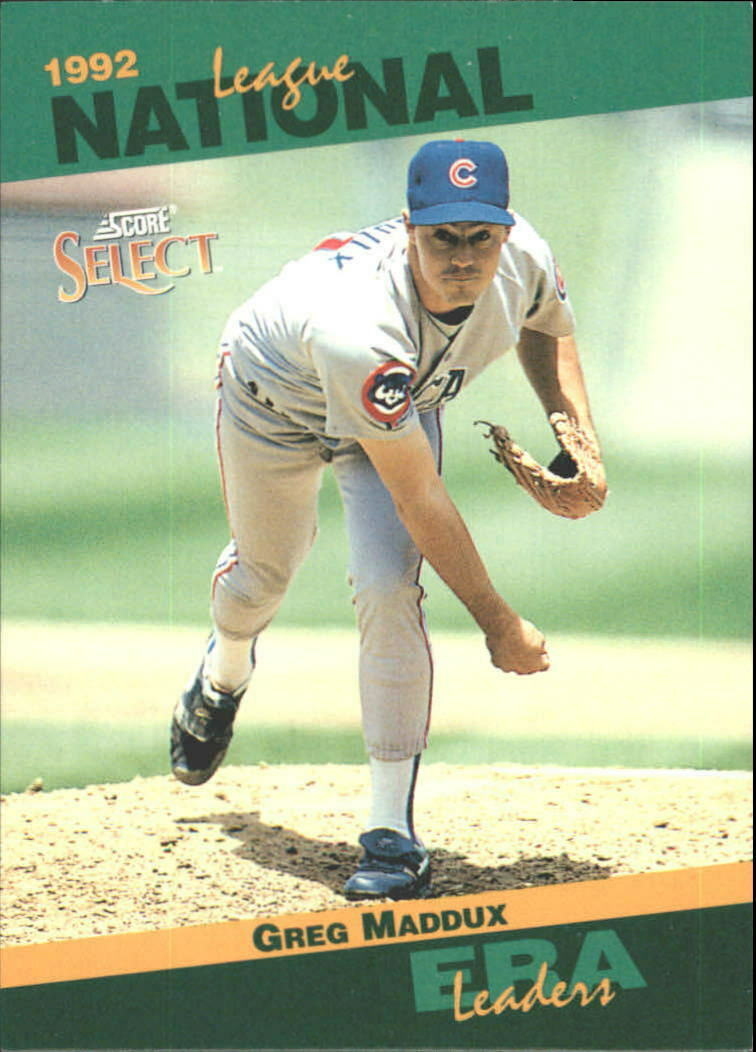 Greg Maddux 1993 Score Select Stat Leaders Series Mint Card  #84