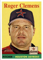Roger Clemens 2007 Topps Heritage Yellow Letter Variation Series Mint Shortprinted Card #2
