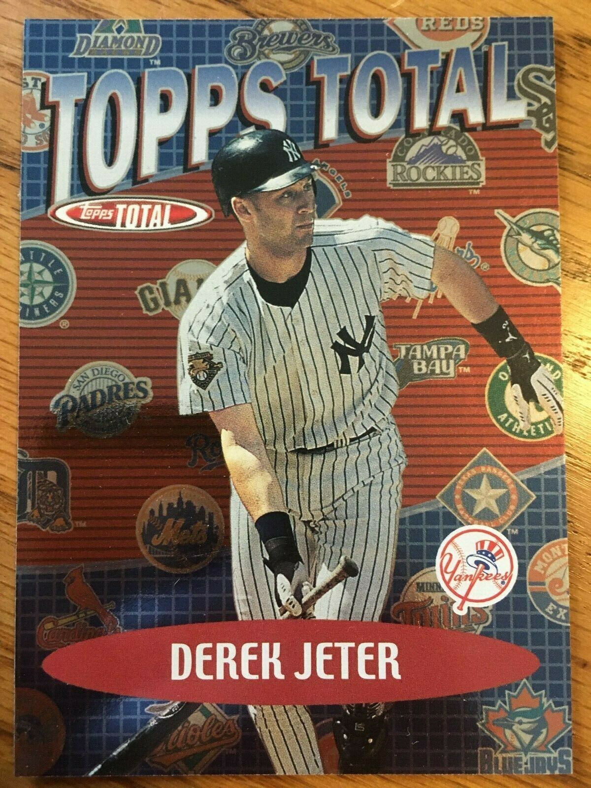 Vintage Derek Jeter Topps Stadium Baseball Card New York 