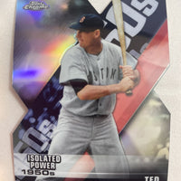 Ted Williams 2020 Topps Chrome Isolated Power Die Cut Series Mint Card  #DOD-5