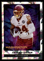 Antonio Gibson 2021 Panini NFL Cracked Ice Sticker #344
