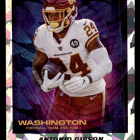 Antonio Gibson 2021 Panini NFL Cracked Ice Sticker #344