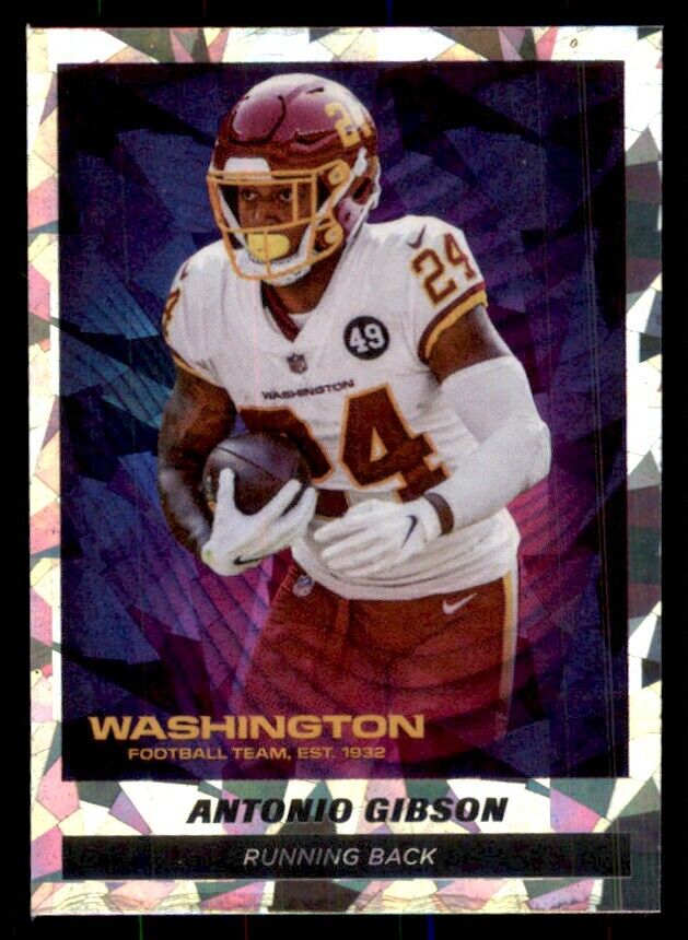 Antonio Gibson 2021 Panini NFL Cracked Ice Sticker #344