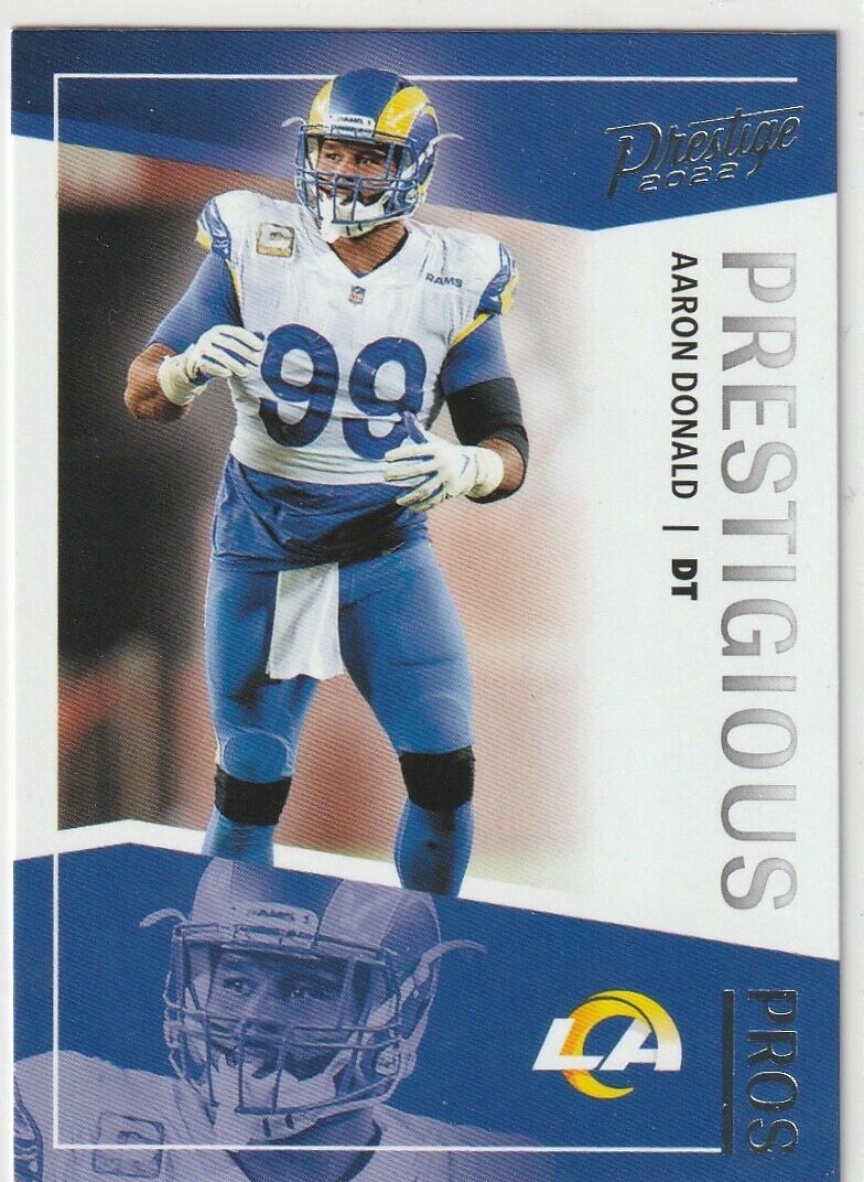 Aaron Donald 2022 Panini Prestige Prestigious Pros Mint Card  #PP-14