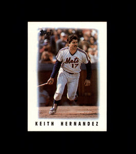 Keith Hernandez 1986 Topps Mini Major League Leaders Series Card #53