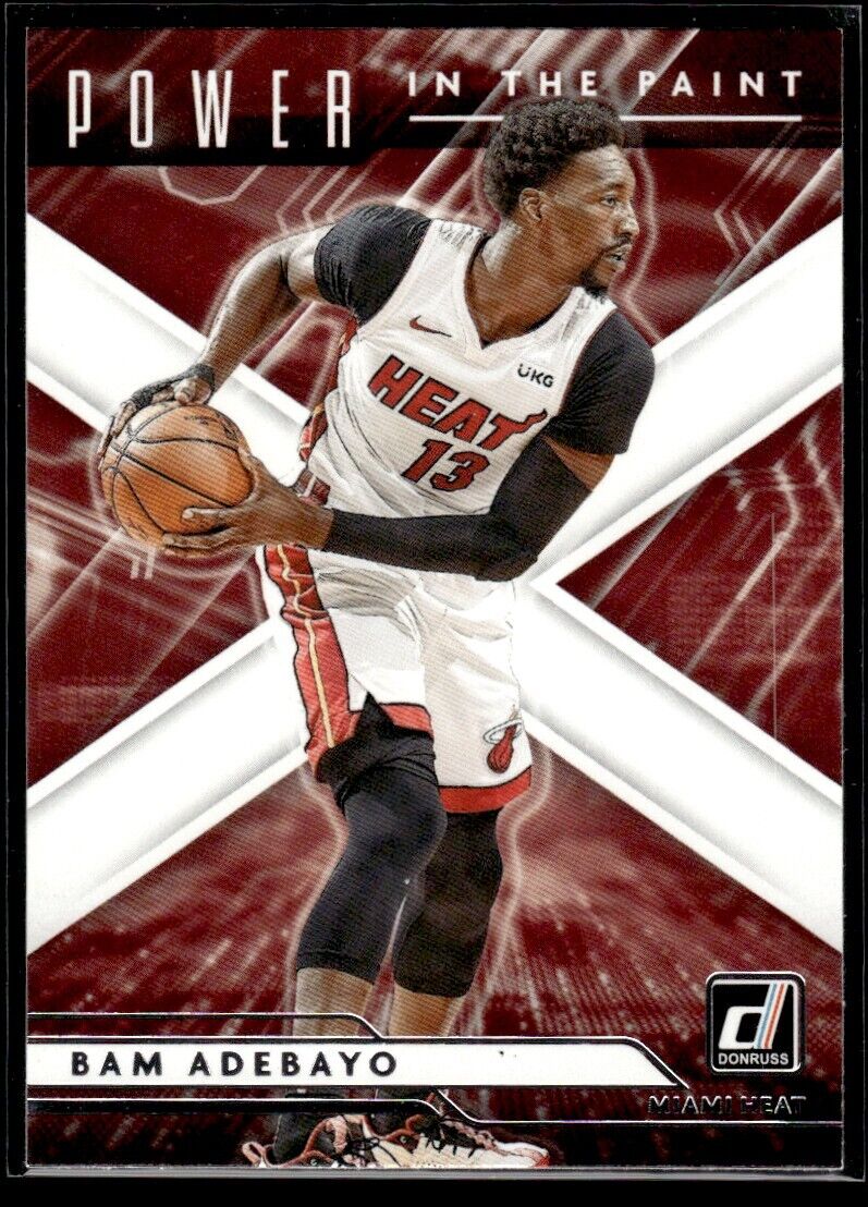 Bam Adebayo 2021 2022 Panini Donruss Power In The Paint Series Mint Card #4