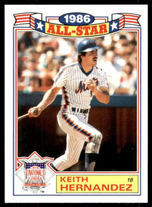 Keith Hernandez 1987 Topps '86 All-Star Glossy Series Card #2