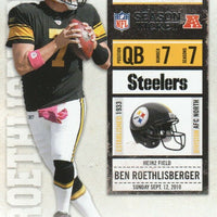 Ben Roethlisberger 2010 Playoff Contenders Series Mint Card #76