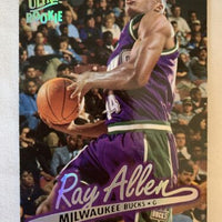 Ray Allen 1996 1997 Fleer Ultra Series Mint Rookie Card #60