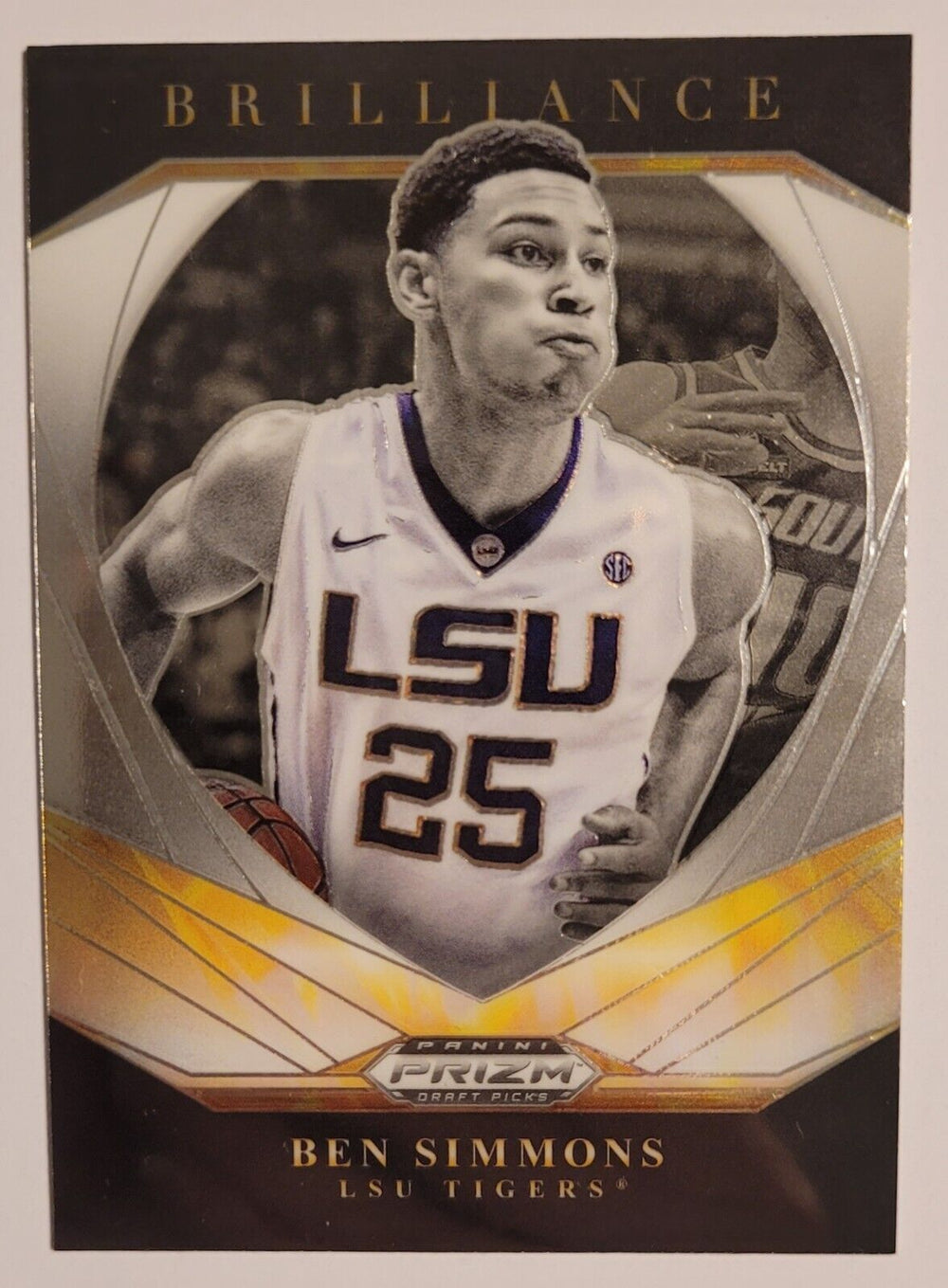 Ben Simmons 2021 2022 Panini Prizm Draft Picks Brilliance Series Mint Card #15