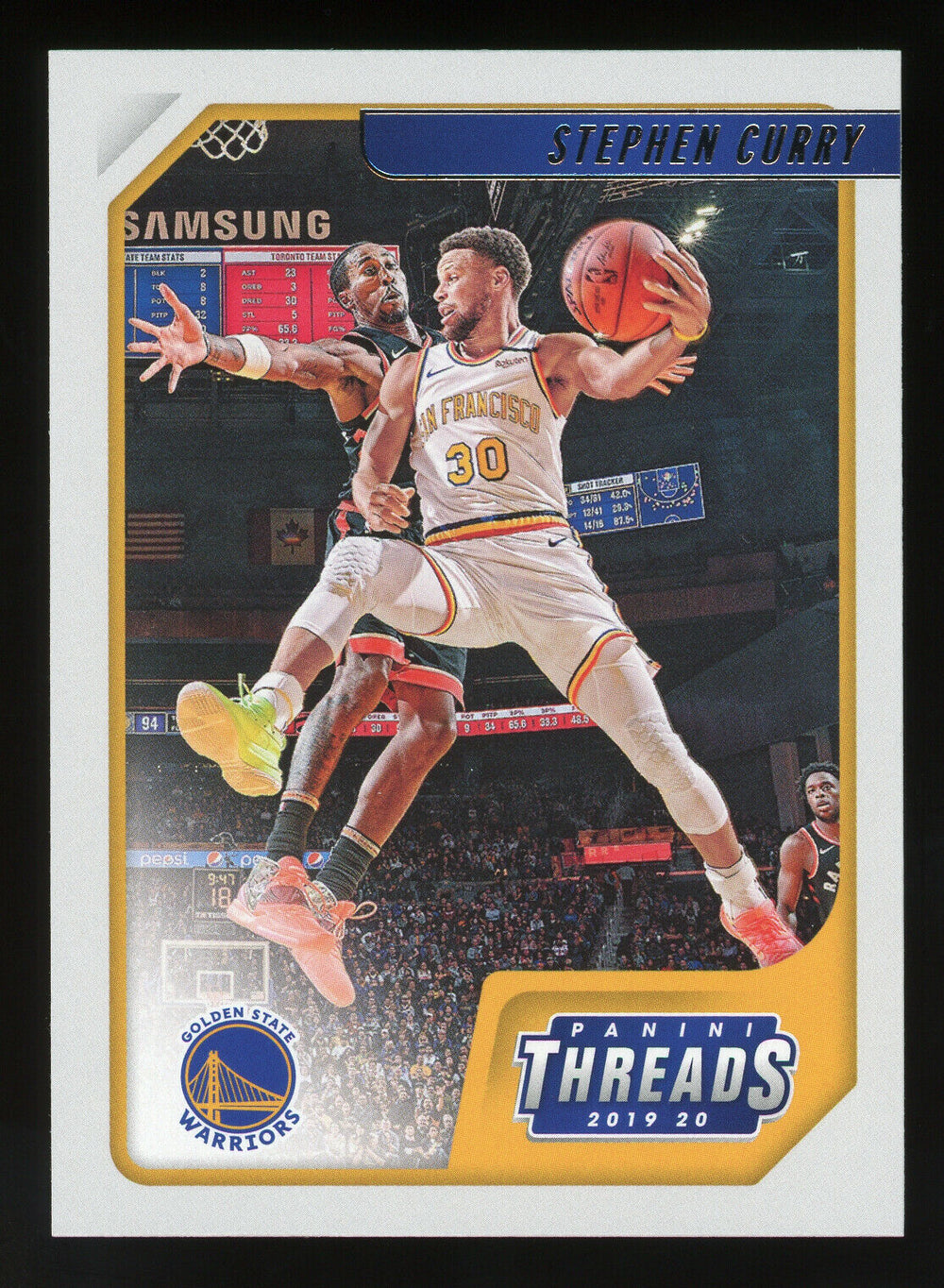 Stephen Curry 2019 2020 Panini Chronicles Threads Series Mint Card #79