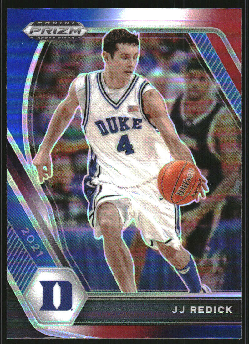 J.J. Redick 2021-22 Panini Prizm Draft Picks Red White Blue Prizm Series Mint Card #96