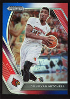 Donovan Mitchell 2021-22 Panini Prizm Draft Picks Red White Blue Prizm Series Mint Card #81
