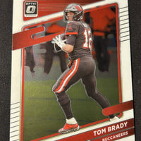 Tom Brady 2021 Donruss Optic Series Mint Card #172