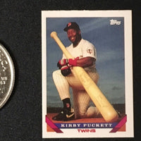 Kirby Puckett 1993 Topps Micro Series Mint Card #200