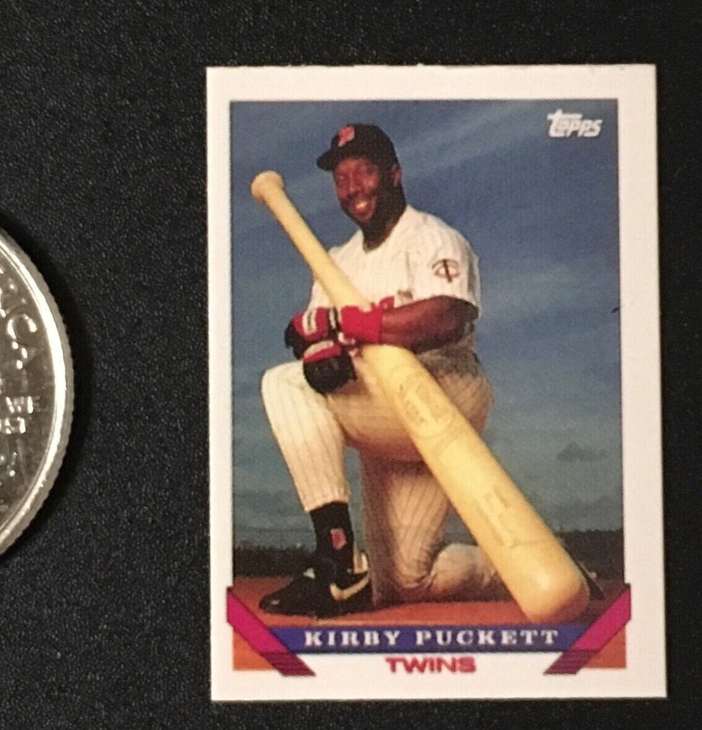 Kirby Puckett 1993 Topps Micro Series Mint Card #200