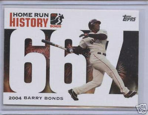 Barry Bonds 2006 Topps Home Run History Series Mint Card #BB-667