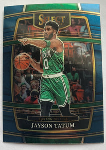 Jayson Tatum 2021 2022 Panini Select Concourse Blue Series Mint Insert Card #77