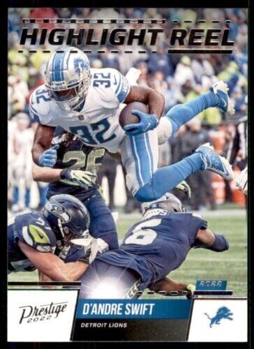 2022 CLEARLY DONRUSS D'ANDRE SWIFT DETROIT LIONS #17