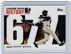 Barry Bonds 2006 Topps Home Run History Series Mint Card #BB-677