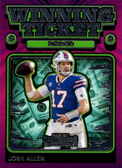 Josh Allen 2021 Contenders Season Ticket #10 Buffalo Bills