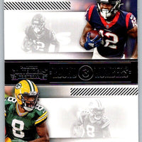 Nico Collins and Amari Rodgers 2021 Panini Contenders Round 3 Numbers Series Mint Card #RN-NCO