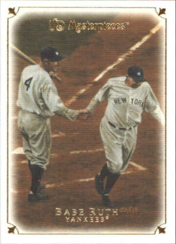 Babe Ruth 2007 UD Masterpieces Series Mint Card #1