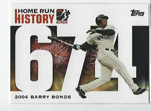 Barry Bonds 2006 Topps Home Run History Series Mint Card #BB-674