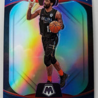 Kyrie Irving 2021 2022 Panini Mosaic 75 Years of the NBA Silver Prizm Series Mint Card #78