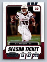 Dak Prescott 2021 Panini Contenders Draft Season Ticket Series Mint Card #24
