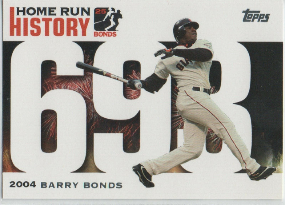 Barry Bonds 2006 Topps Home Run History Series Mint Card #BB-693