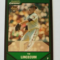 Tim Lincecum 2007 Bowman Chrome Draft Picks Series Mint ROOKIE Card #BDP11