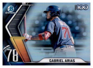 Gabriel Arias 2022 Bowman Chrome Top 100 Series Mint Card #BTP-78