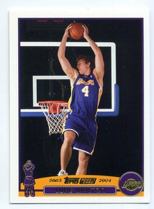 Luke Walton 2003 2004 Topps Collection Gold Foil Series Mint Rookie Card #251