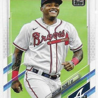 Cristian Pache 2021 Topps Series Mint Rookie Card  #187