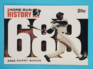 Barry Bonds 2006 Topps Home Run History Series Mint Card #BB-688