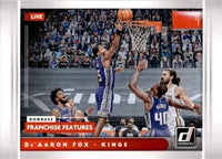 De'Aaron Fox 2021 2022 Panini Donruss Franchise Features Series Mint Card #5
